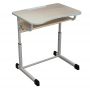 School Desk, Single Student Desk on Flat-Oval Tube, Gr. 4-7