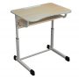 School Desk, Single Student Desk on Flat-Oval Tube, Gr. 4-7