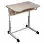School Desk, Single Student Desk on Flat-Oval Tube, Gr. 4-7