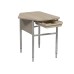 School Desk, Single Student Desk with Plastic Tray, Groups 4-7