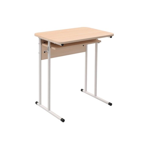 School Desk, Single Student Desk with Shelf, Group 6
