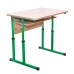 School Desk, Single Student Desk with Shelf, Group 4-6 (Square Tube)