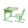 School Set, Group 4-7: Tilt-Adjustable Desk and T-Frame Chair