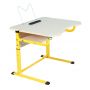 School Set, Group 4-7: Tilt-Adjustable Desk and T-Frame Chair