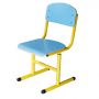 School Set on Round Tube, Group 4-6: Desk and Chair with HPL