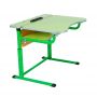 School Set, Group 4-7: Tilt-Adjustable Desk and Chair with HPL