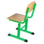 School Set, Group 4-7: Tilt-Adjustable Desk and Chair with HPL