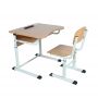 School Set, Group 4-7: Tilt-Adjustable Desk and Chair with HPL