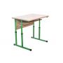 School Set on Square Tube No.4-6, Desk and T-Frame Chair