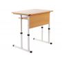 School Set on Square Tube No.4-6, Desk and T-Frame Chair