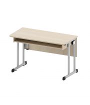 Two-Seat Student Laboratory Table with Socket