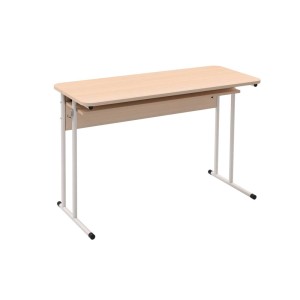 Парта шкільна, стіл учнівський 2-місний з полицею, № 6