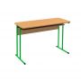 School Desk, Double Student Table with Shelf, Size 6