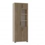 3-Door Cabinet with 2 Open Shelves 719x405x2025 mm
