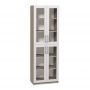 Closed Cabinet with 6 Shelves and Glass Doors 702x405x2115 mm
