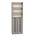 Open Cabinet with Shelves and Trays, No.1