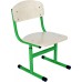 T-shaped children's chair on a round tube, adjustable for height groups No. 1-3